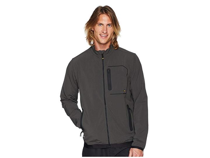 Quiksilver Waterman Technical Paddle Jacket (dark Shadow) Men's Coat