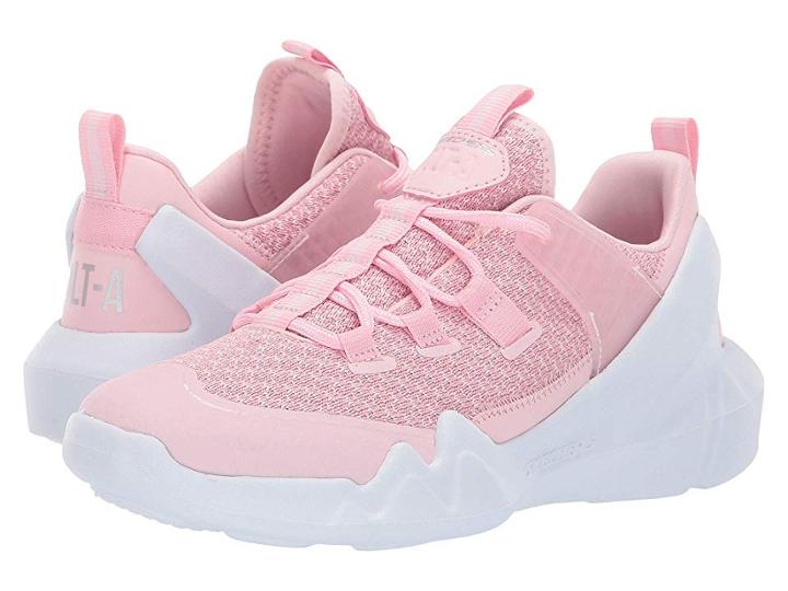 Skechers Kids Dlt-a Locus 80642l (little Kid/big Kid) (light Pink) Girl's Shoes