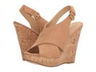 Chinese Laundry Myya Wedge Sandal (camel Microsuede) Women's Wedge Shoes