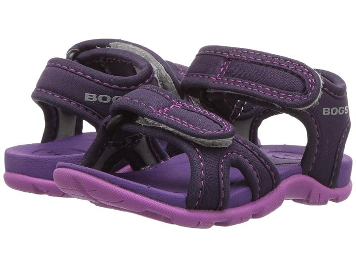 Bogs Kids Whitefish Solid (toddler) (eggplant Multi) Girls Shoes