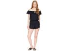 Roxy Western Holiday Romper Cover-up (anthracite) Women's Swimsuits One Piece