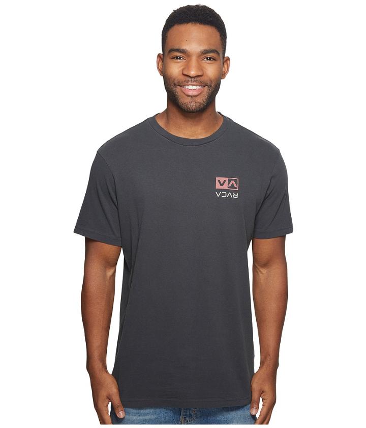 Rvca Flip Box Tee (black) Men's T Shirt