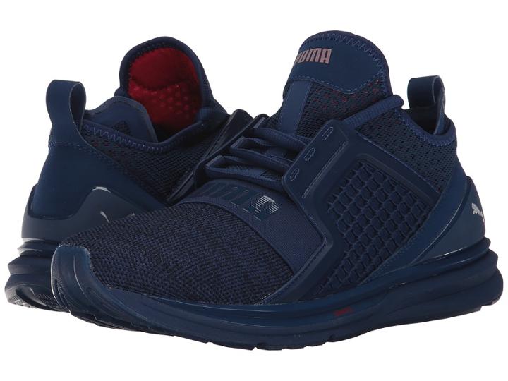 Puma Ignite Limitless Knit (blue Depths/toreador) Men's Shoes