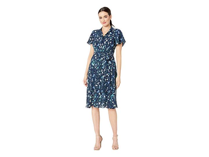 London Times Midi Shirtdress (navy/blue) Women's Dress