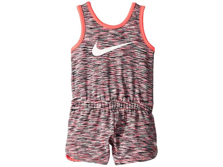 Nike Kids Dri-fittm Sport Essentials Romper (toddler) (black) Girl's Jumpsuit & Rompers One Piece