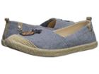 Roxy Kids Flora (little Kid/big Kid) (chambray) Girl's Shoes