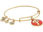 Alex And Ani Mlb(r) Philadelphia Philliestm Charm Bangle (rafaelian Gold Finish/red Charm) Bracelet