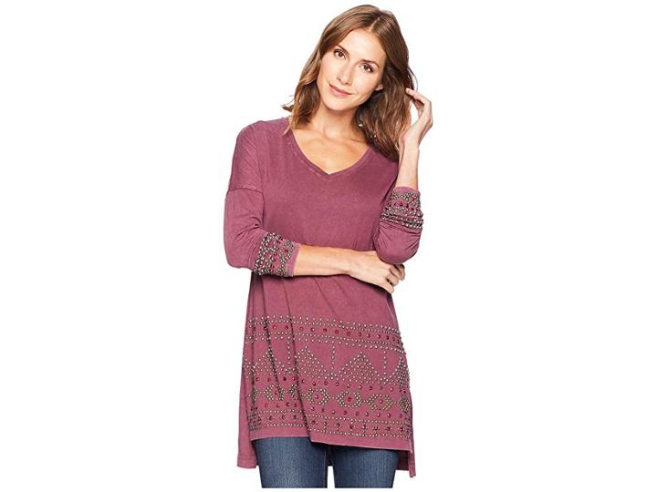 Double D Ranchwear Boulders Tunic (mahogany) Women's Clothing