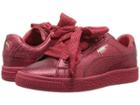 Puma Kids Basket Heart Holiday Glamour Ps (little Kid) (ribbon Red/rose Gold) Girls Shoes
