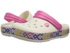 Crocs Kids Crocband Gallery Clog (toddler/little Kid) (oyster) Kids Shoes