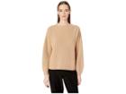 Eileen Fisher Round Neck Ribbed Top (clay) Women's Sweater