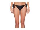 Luli Fama Mambo Seamless Moderate Bikini Bottom (black) Women's Swimwear