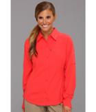 Columbia Silver Ridge L/s Shirt (red Hibiscus) Women's Long Sleeve Button Up
