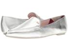 Ted Baker Shlim (silver Metallic Leather) Women's Flat Shoes