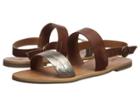 Frye Ally 2 Band Sling (bronze) Women's Sandals