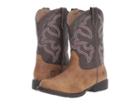 Roper Kids Cody (toddler/little Kid) (tan Faux Leather/vamp Brown Shaft) Cowboy Boots