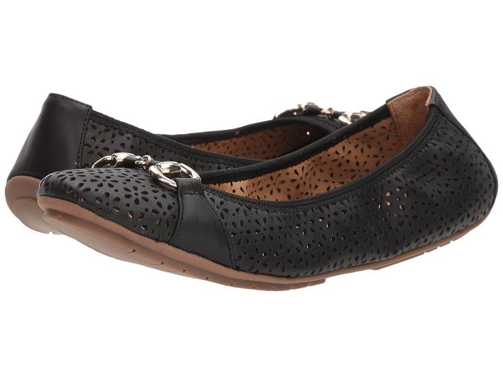 Me Too Luna (black Nappa) Women's Flat Shoes