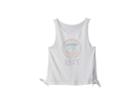 Roxy Kids Pretty Heart Palm Tank Top (big Kids) (marshmallow) Girl's Sleeveless