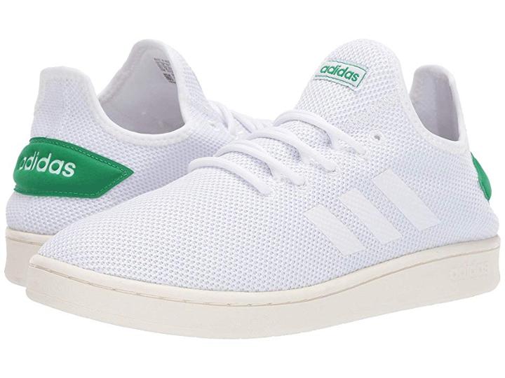 Adidas Court Adapt (footwear White/footwear White/green) Men's Shoes