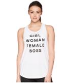Adidas Boss Tank Top (white/black) Women's Sleeveless