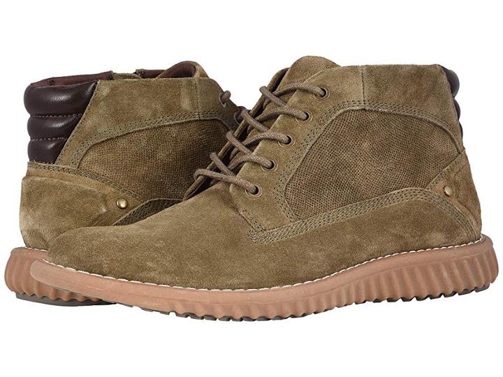 Steve Madden Vasco (olive Suede) Men's Lace-up Boots