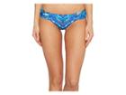 Lucky Brand High Tides Reversible Side Sash Hipster (ocean) Women's Swimwear