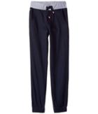 Tommy Hilfiger Kids Stretch Twill Pull-on Jogger (big Kids) (swim Navy) Boy's Casual Pants