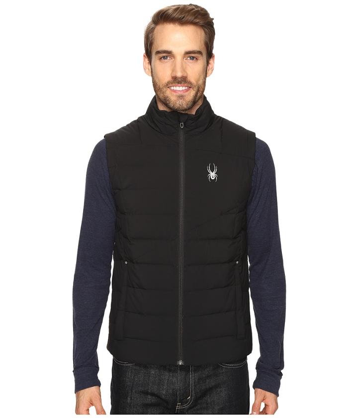 Spyder Dolomite Down Vest (black/cirrus) Men's Vest