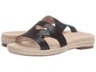 Anne Klein Doris Slide Sandal (black) Women's Shoes