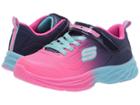 Skechers Kids Lite Runner (little Kid/big Kid) (hot Pink/purple) Girl's Shoes