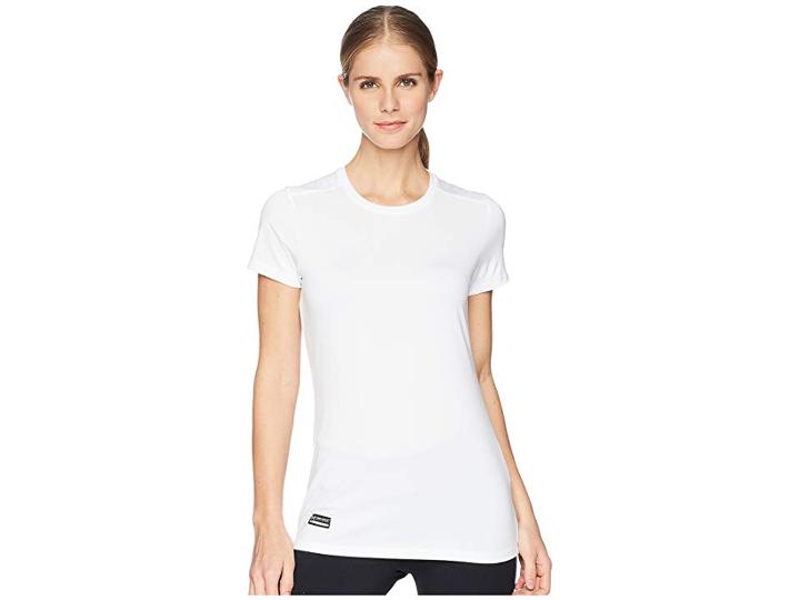 Under Armour Ua Tac Tech Tee (white) Women's T Shirt