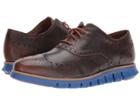 Cole Haan Zerogrand Wing Ox Leather (woodbury/limoges Blue) Men's Shoes