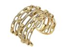 Michael Kors Iconic Link Pave Open Cuff Statement Bracelet (gold) Bracelet