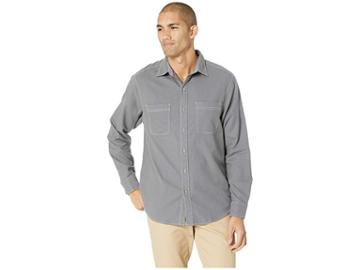 Tommy Bahama Bonfire Beach Flannel Shirt (cave) Men's Long Sleeve Button Up