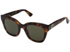 Gucci Gg0029s Sunglasses (havana/havana/brown) Fashion Sunglasses
