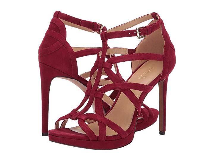 Michael Michael Kors Sandra Platform (maroon) Women's Shoes
