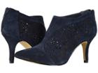 Bella-vita Darlene (navy Kid Suede Leather) Women's Dress Pull-on Boots