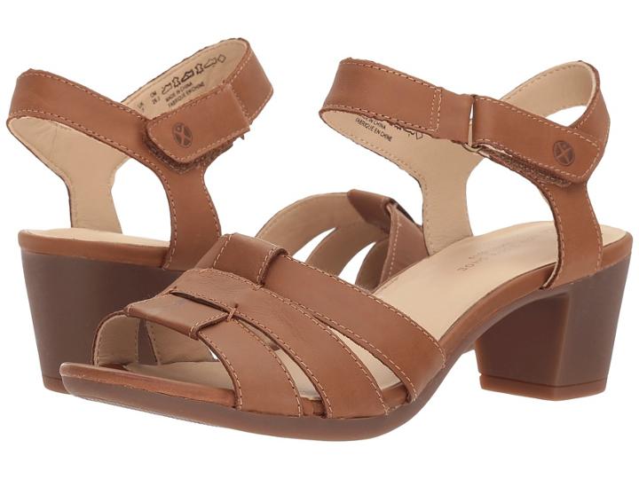 Hush Puppies Masseter Quarter Strap (tan Leather) Women's Dress Sandals