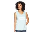 Levi's(r) Womens The Muscle Tank Top (batwing Tank Iced Aqua) Women's Sleeveless