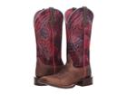 Ariat Circuit Shiloh (weathered Tan/paint Brush Pink) Cowboy Boots