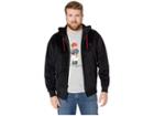Polo Ralph Lauren Big Tall Velour Track Jacket (polo Black) Men's Coat