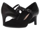 Clarks Dancer Reece (black Suede/leather Combination) Women's  Shoes