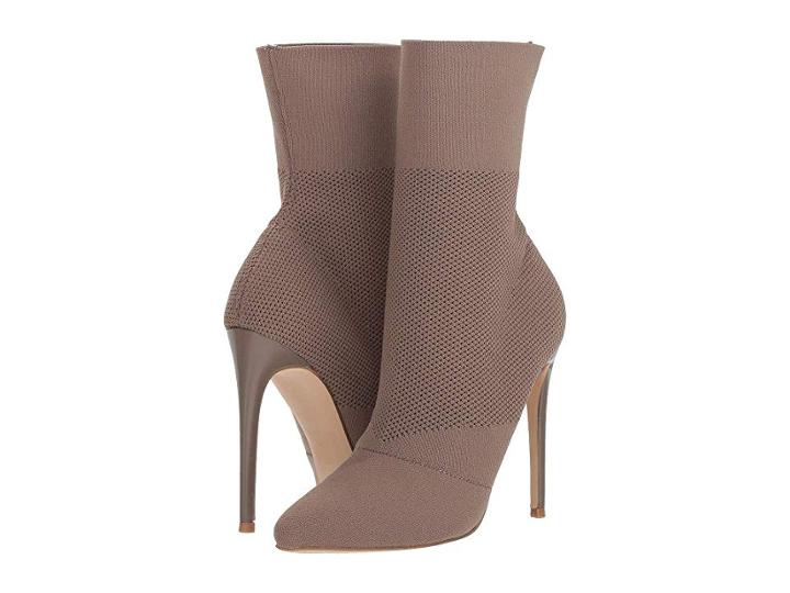 Steve Madden Century Dress Boot (dark Taupe) Women's Dress Pull-on Boots