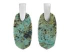 Kendra Scott Aragon Earrings (rhodium/african Turquoise) Earring