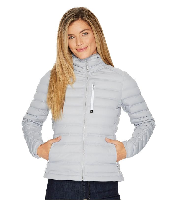 Mountain Hardwear Stretchdown Hooded Jacket (steam) Women's Coat
