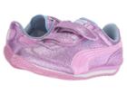 Puma Kids Whirlwind Glitz V (little Kid/big Kid) (orchid/cerulean/puma White) Girls Shoes