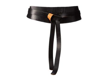 Ada Collection Double Wrap (classic Two-tone) (cognac/black) Women's Belts