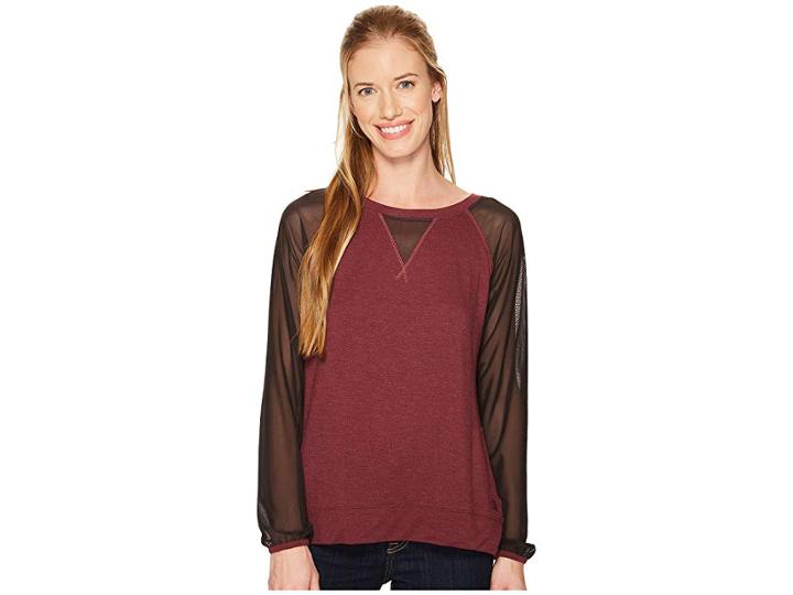 The North Face Vision Pullover (crushed Violets Heather) Women's Sweatshirt