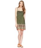 Roxy Ocean Romance (thyme Perfect Wave Border) Women's Dress