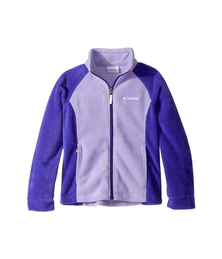 Columbia Kids Benton Springstm Fleece (little Kids/big Kids) (fairytale/clematis Blue/white) Girl's Fleece